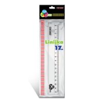 Linijka Top-2000 17cm plastikowa