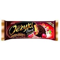 Ciastka Jeżyki 140g dark cherry
