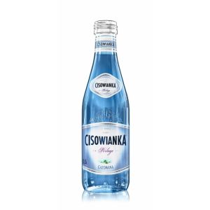 Woda Cisowianka gazowana 0,3L w szklanych butelkach 24szt