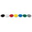Magnesy 24mm kolorowe 6szt