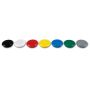 Magnesy 24mm kolorowe 6szt