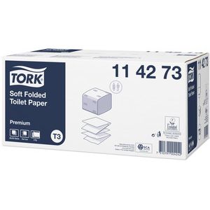 Papier toaletowy Tork Premium biały 30x250 listki 114273