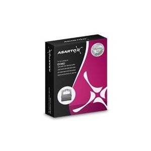 Taśma Asarto do Dymo 45013 12mmx7m czarny biała