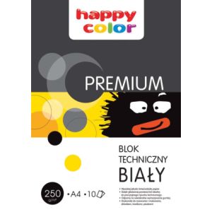 Blok techniczny A3 biały 10k 250g