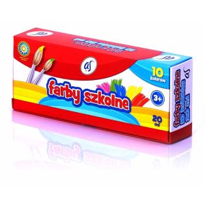 Farby szkolne AS 10 kolorów