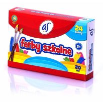 Farby szkolne AS 24 kolory