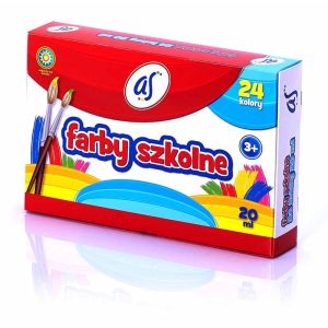 Farby szkolne AS 24 kolory