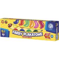 Farby plakatowe Astra 12 kolorów