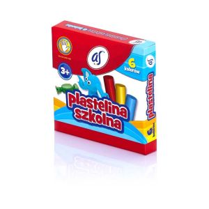 Plastelina AS 6 kolorów
