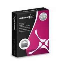 Taśma Asarto do Dymo 9mmx7m czarna biała 40913