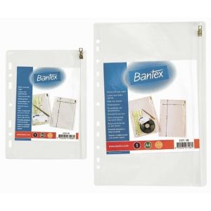 Koszulki Bantex na suwak A4 140mic