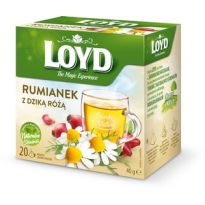Herbata Loyd piramidki rumianek z dziką różą 20tb