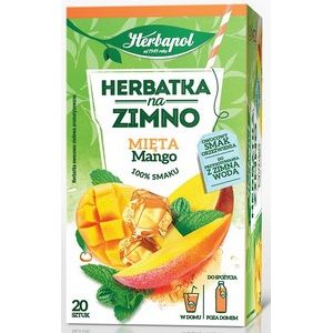 Herbata na zimno Herbapol mięta mango 20tb