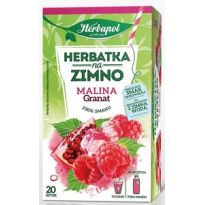 Herbata na zimno Herbapol malina granat 20tb