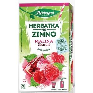 Herbata na zimno Herbapol malina granat 20tb