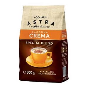 Kawa mielona Astra Łagodna Crema 500g