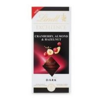 Czekolada Lindt Excelence żurawina migdał orzech laskowy 100g