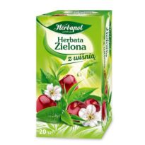 Herbata Herbapol 20tb zielona z wiśnią