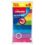 Ściereczki mikrofibra Vileda Colors 8szt 30x30