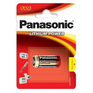Bateria Panasonic 3V CR123 1szt