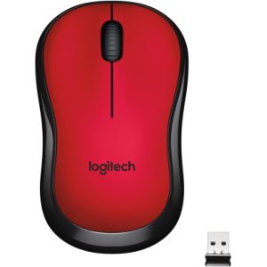 Mysz Logitech Silent M220 bezprzewodowa red