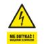 Znak Nie dotykać! Urządzenie elektryczne