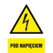 Znak Pod napięciem