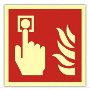 Znak Alarm pożarowy