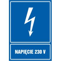 Znak - Napięcie 230V