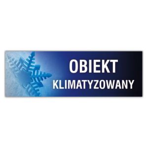 Znak Obiekt klimatyzowany