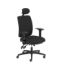 Fotel Office Products Kefalonia czarny