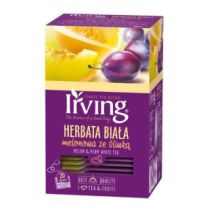 Herbata Irving biała melonowa ze śliwką 20kop