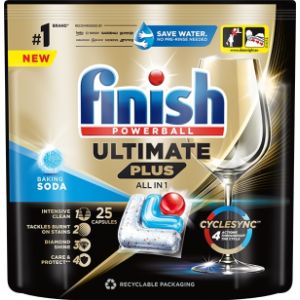 Tabletki Finish ULTIMATE PLUS 25 BAKING SODA