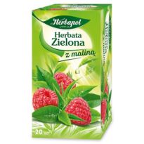 Herbata Herbapol 20tb zielona malinowa