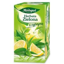 Herbata Herbapol 20tb zielona z cytryną