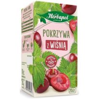 Herbata Herbapol 20tb pokrzywa z wiśnią