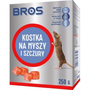 Kostki na myszy i szczury Bros 250g