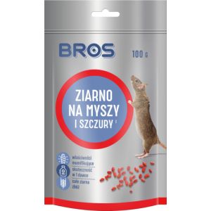 Ziarno na myszy i szczury Bros 100g