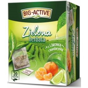 Herbata Big Activ zielona mandarynka limonka 20tb