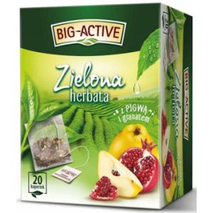 Herbata Big Active zielona pigwa granat 20tb