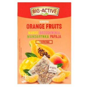 Herbata Big Active orange fruits 20tb