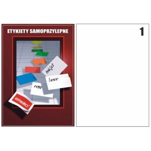 Etykiety samoprzylepne Emeko 210x297 100ark (1 str)