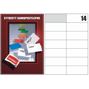 Etykiety samoprzylepne Emeko 105x42,4 (14 str)