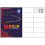 Etykiety samoprzylepne Economy 105x48 (12 str)
