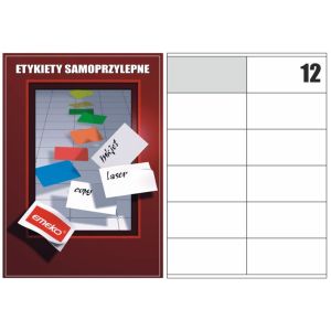 Etykiety samoprzylepne Emeko 105x48 12 str