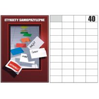 Etykiety samoprzylepne Emeko  52,5x29,7 40/str
