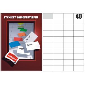 Etykiety samoprzylepne Emeko 52,5x29,7 40 str
