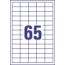 Etykiety samoprzylepne Economy 38x21,2 (65 str)