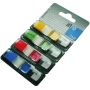 Zakładki indeksujące Dalpo transparent 12x43mm 4 kolory