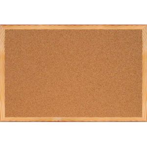Tablica 60x40 MemoBe korkowa w ramie drewnianej